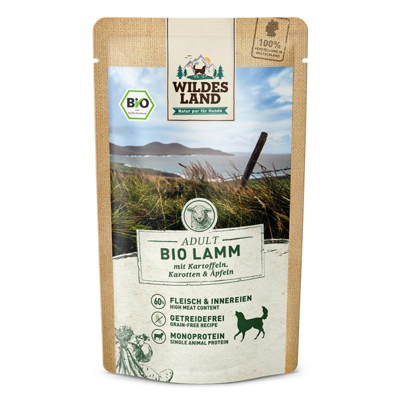 Wildes Land | Lamm mit Kartoffeln & Karotten | BIO Adult | 20 x 125 g von Wildes Land