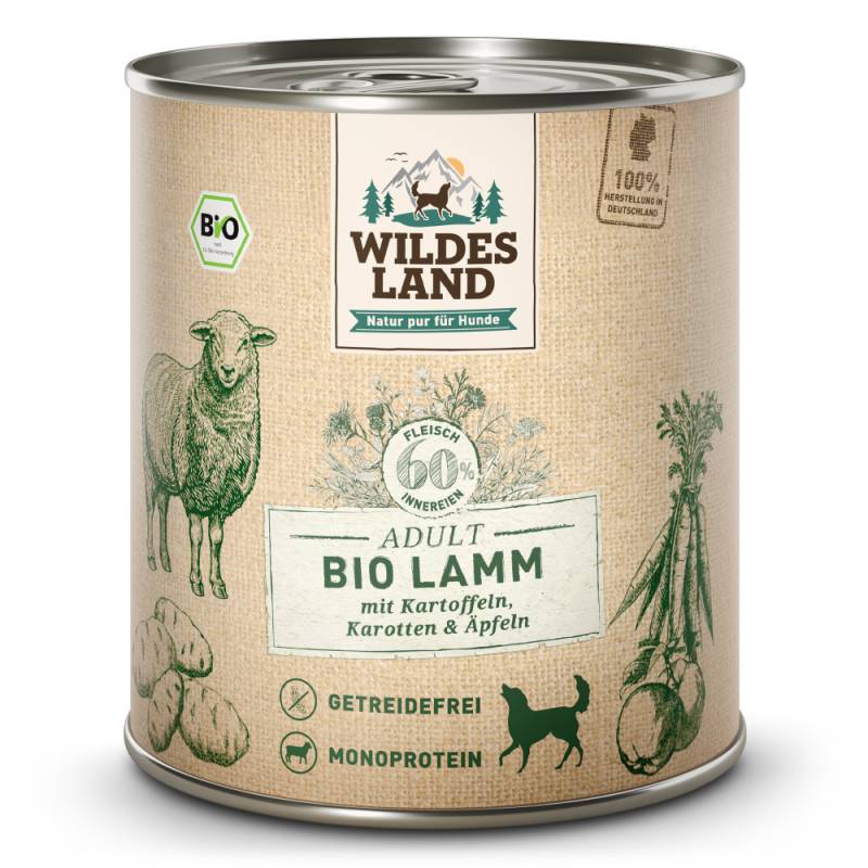 Wildes Land | Lamm mit Kartoffeln & Karotten | BIO Adult | 24 x 800 g von Wildes Land