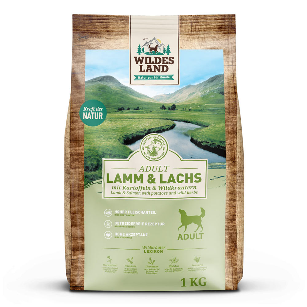 Wildes Land | Lamm & Lachs mit Kartoffel | Classic Adult | 1 kg von Wildes Land