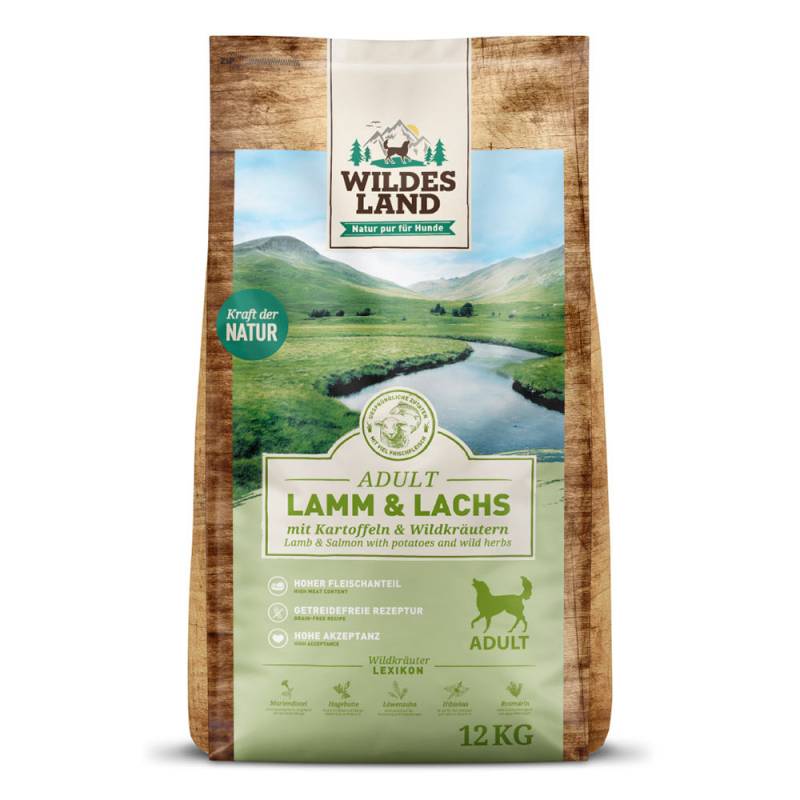 Wildes Land | Lamm & Lachs mit Kartoffel | Classic Adult | 12 kg von Wildes Land