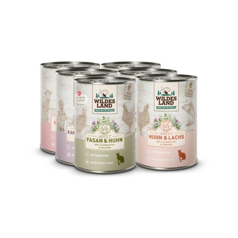 Wildes Land | Nassfutter Mixpaket | Classic Adult | 6 x 400 g von Wildes Land