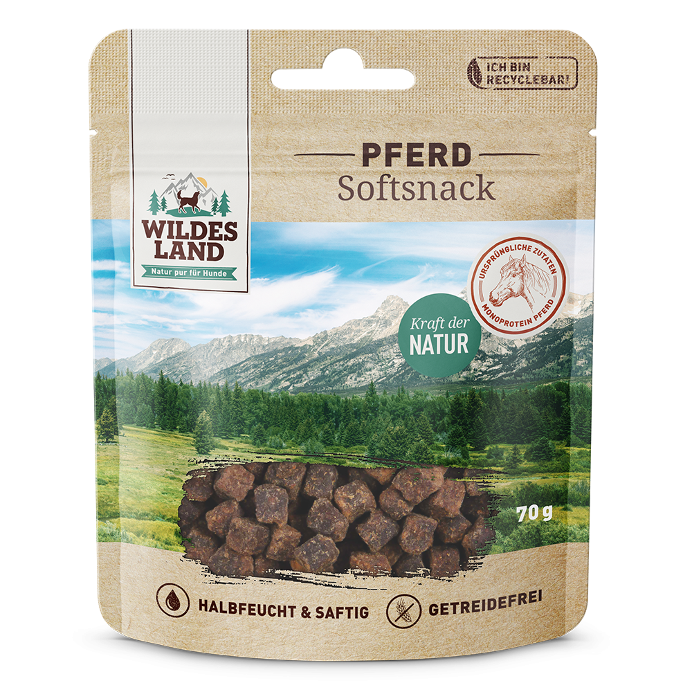 Wildes Land | Pferd | Softsnack | 70 g von Wildes Land