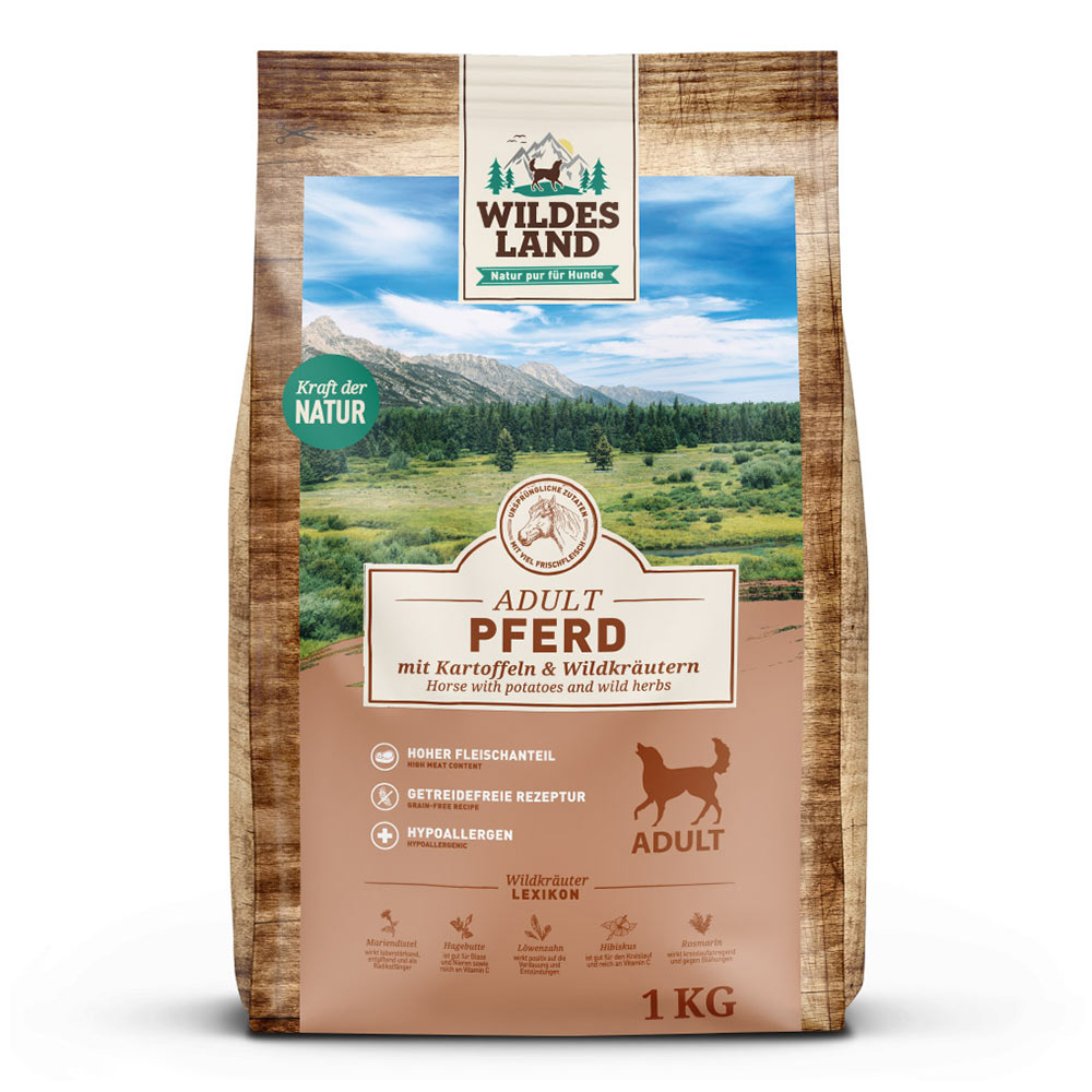 Wildes Land | Pferd mit Kartoffel | Classic Adult | 4 x 1 kg von Wildes Land