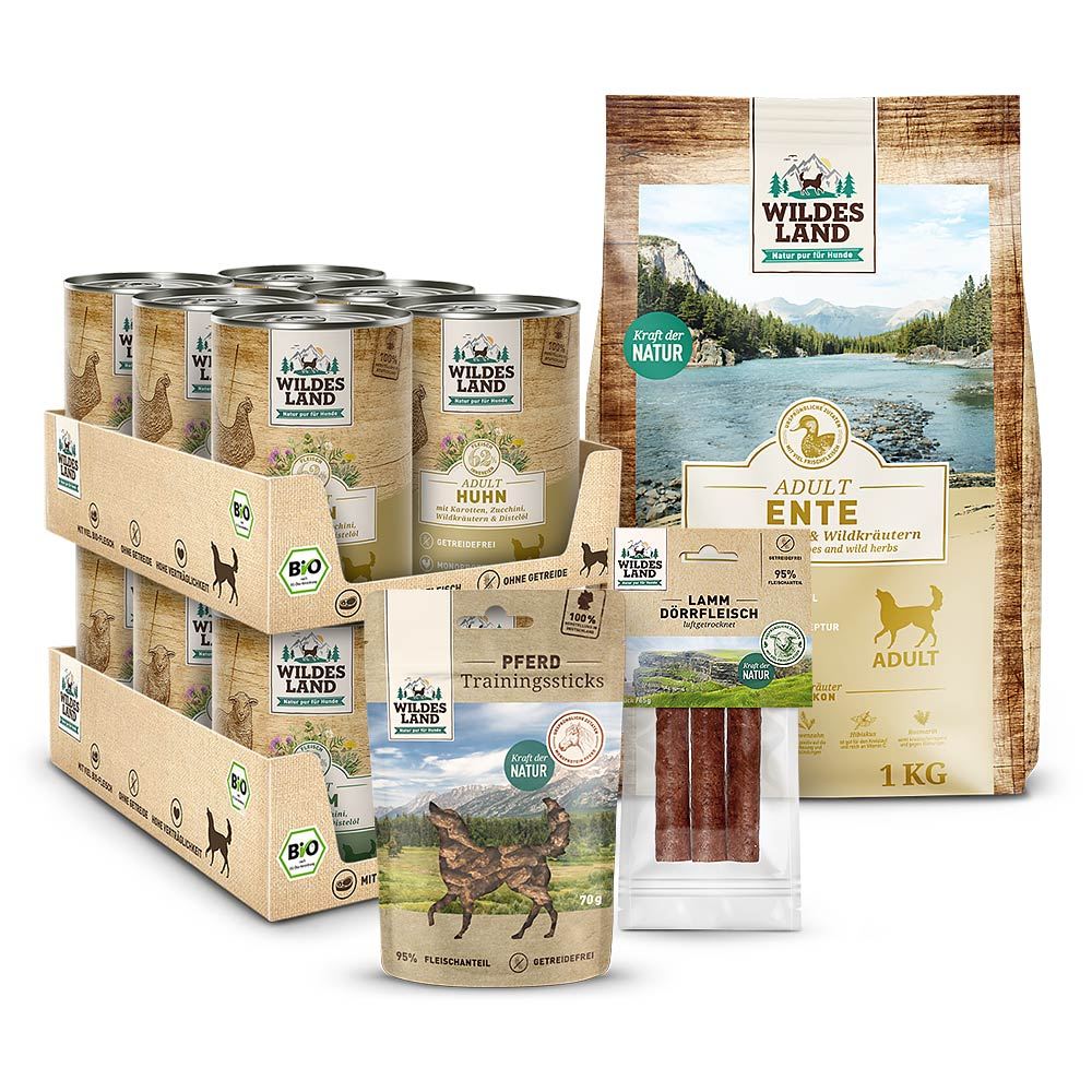 Wildes Land | Probierpaket Nassfutter | Classic Adult | 1 Paket von Wildes Land