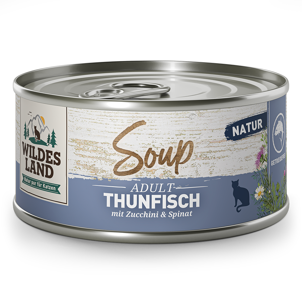 Wildes Land | Thunfisch mit Zucchini & Spinat | Soup | 24 x 80 g von Wildes Land