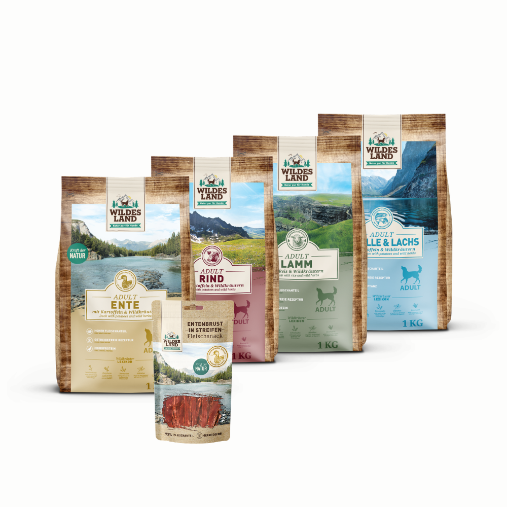 Wildes Land | Trockenfutter Probierpaket Hund | Classic Adult | 1 Paket Wildes Land | Trockenfutter Probierpaket Hund | Classic Adult | 1 Paket von Wildes Land