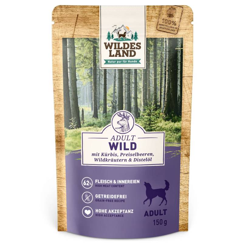 Wildes Land | Wild mit Kürbis | Classic Adult | 16 x 150 g von Wildes Land