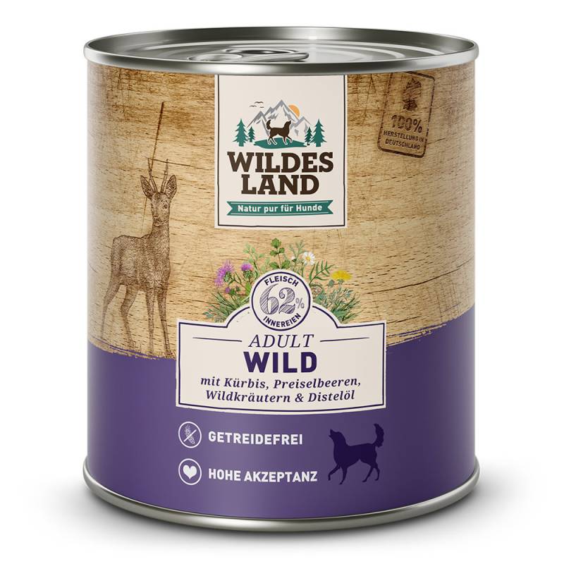 Wildes Land | Wild mit Kürbis | Classic Adult | 24 x 800 g von Wildes Land