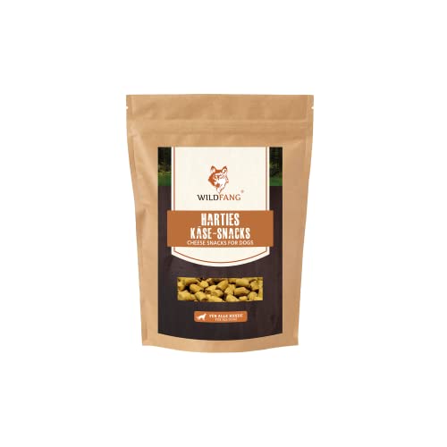 Wildfang® HARTIES Käsesnacks für Hunde | Hundeleckerlis | Trainingshappen | getreidefrei | high Protein | Leckerlis für Hunde aus Käse | Leckerli für Welpen, Senioren und ausgewachsene Hunde von Wildfang