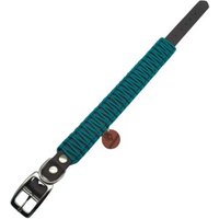 Wildfang Hundehalsband "Meergeflüster" aus Biothane mit Paracord dunkles türkis XXL Wildfang Hundehalsband "Meergeflüster" aus Biothane mit Paracord dunkles türkis XXL von Wildfang