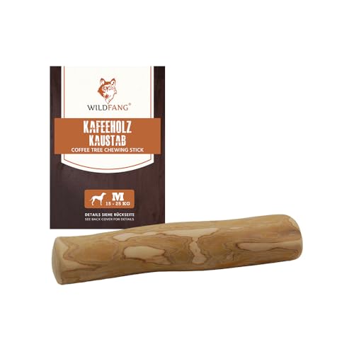 Wildfang® Kaffeeholz Hunde - Robustes Kauholz für Hunde & Welpen, Langlebige Kauwurzel für Hunde, 100% natürliches Kaffeeholz, Beschäftigung für Hunde, Splitterarm - Gr. L bis 45 kg von Wildfang