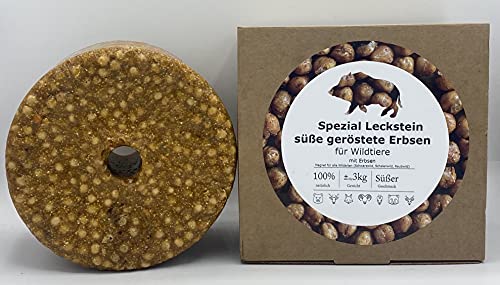 Spezial Leckstein geröstete Erbsen 3 kg (9,97 €/kg) von Wildlutscher