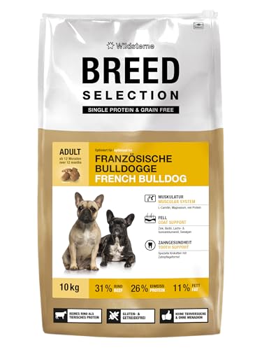 Wildsterne Breed Selection Französische Bulldogge, 10 kg | Getreidefreies Trockenfutter | Monoprotein | von Tierärzten entwickelt von Wildsterne