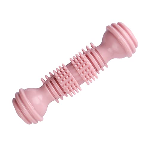 Wilitto Toothbrush Dog Chew Toy, Stick Bone for Dog Teeth Cleaning, Tooth Brushing, Teething Chew Toys, Dental Oral Care for Small, Medium and Large Dogs Light Pink von Wilitto