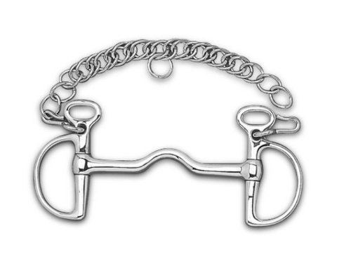 Cambridge Mouth Kimblewick Bit with Curb Chain 4 Ã 'â ½ by William Hunter Equestrian von William Hunter Equestrian