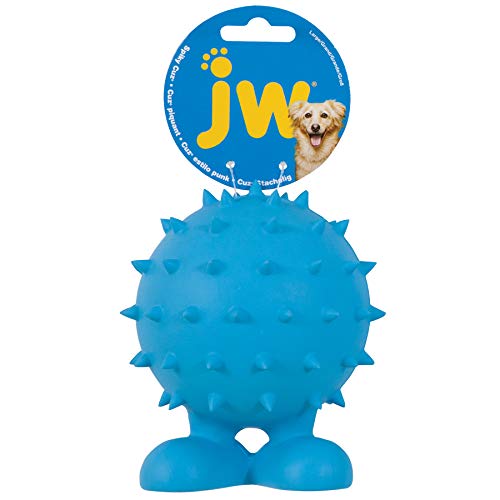 William Hunter JW Pet Spiky Cuz Assistant Toy Tough Squeaker Erratic Bounce Multicolor Large von William Hunter