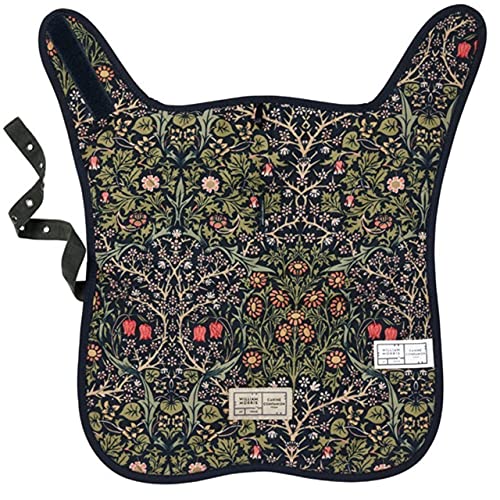 William Morris Hundemantel, gepolstert, wasserabweisend, gewachste Baumwolle und gesteppt, Verstellbarer Klettverschluss, tierversuchsfrei und vegan, Größe L, Hundebegleiter-Kollektion von William Morris