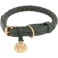 William Walker Hundehalsband Twisted Dark Moss XS von William Walker