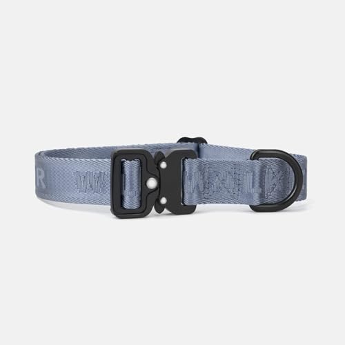 William Walker Jacquard Nylon Hundehalsband – Verstellbar, Gewebtes Nylon, Ultraleichter Aluminium Klickverschluss, Robust & Hochwertig von William Walker