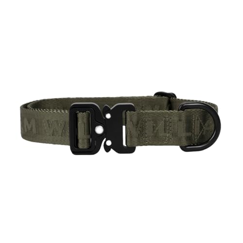 William Walker Jacquard Nylon Hundehalsband – Verstellbar, Gewebtes Nylon, Ultraleichter Aluminium Klickverschluss, Robust & Hochwertig von William Walker