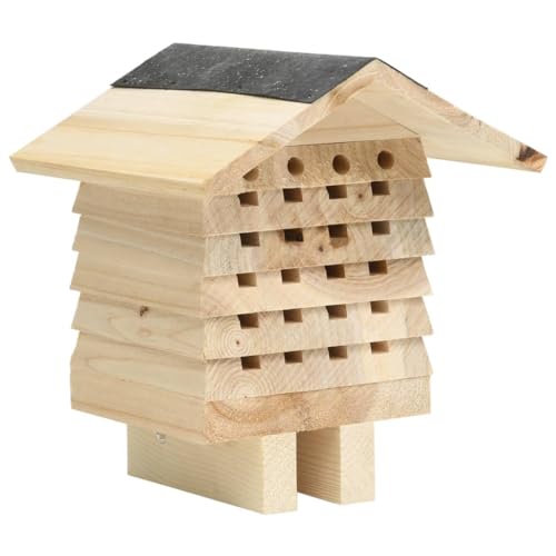 Willood Bienenhotel Tanne Massivholz 22x20x20 cm von Willood