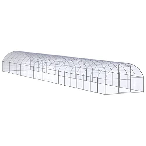 Willood Outdoor-Hühnerstall Verzinkter Stahl ohne Dach 3 x 20 x 2 m freilaufgehege Outdoor Kaninchen Katzen Chicken von Willood