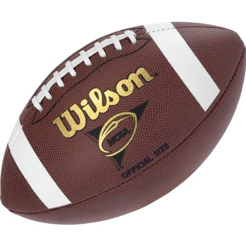 Wilson NCAA Composite Fußball, offizielle Größe, Braun, 1 von Wilson