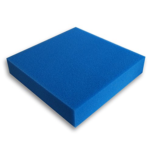 Filtermatte Schaumstoff 50x50x10cm 30ppi Teichfilter Aquarienfilter Filter Wasser von Wiltec