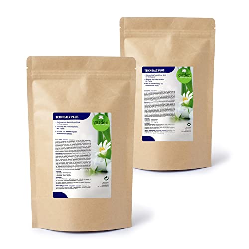 Garden Moments Teichsalz Plus 10.000g (2x5kg) zur Minderung von osmotischem Stress von WilTec