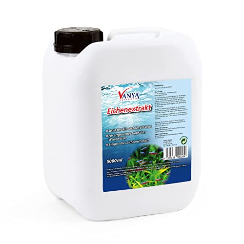 Vanya Eichenextrakt ph Wert Minus Senkung 5000ml für tropisches Weichwasser im Aquarium von Wiltec