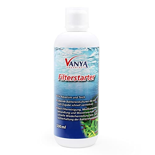 Vanya Filterstarter Biostarter Filterbakterien für Süßwasser Aquarium 500ml von Wiltec