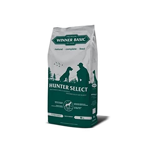 Winner Basic Hunter Select 18 kg – Lebensmittel komplett für ausgewachsene Hunde Aller Rassen von Winner Plus