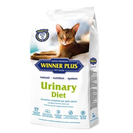 Winner Plus Katzen 2 kg Urinary Diät-Kontrolle Struvitsberechnung + gratis Spielmaus Geruch Contol Anti-Haar-Ballen von Winner Plus