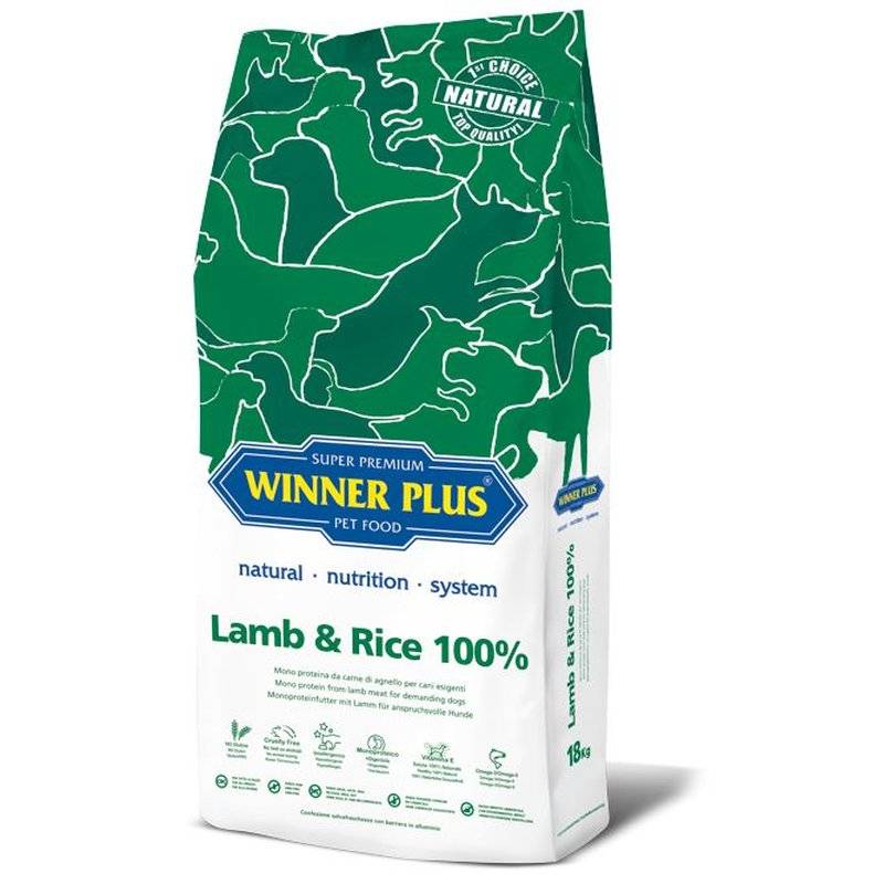 Winner Plus Lamb 100% & Rice - 3 kg (7,58 € pro 1 kg) von Winner Plus