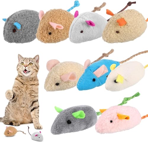Wiqrht 9 Stücke Katzenminze Spielzeug - Katzenspielzeug Katze Maus Interaktives Spielzeug für Katzen Plüsch Katzenspielzeug Spielzeug Enthält Katzenminze Wiqrht 9 Stücke Katzenminze Spielzeug - Katzenspielzeug Katze Maus Interaktives Spielzeug für Katzen Plüsch Katzenspielzeug Spielzeug Enthält Katzenminze von Wiqrht