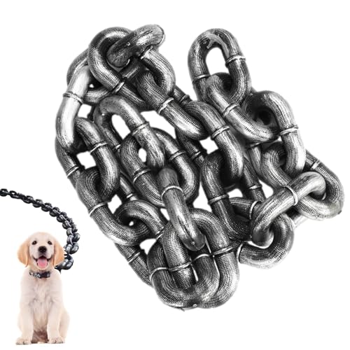 Hundeleinenkette, lustige Welpenhauslinien, Metall-Hundehalsband, wasserdicht, langkettig, Hundetrainingsleinen für den Außenbereich von Wisylizv