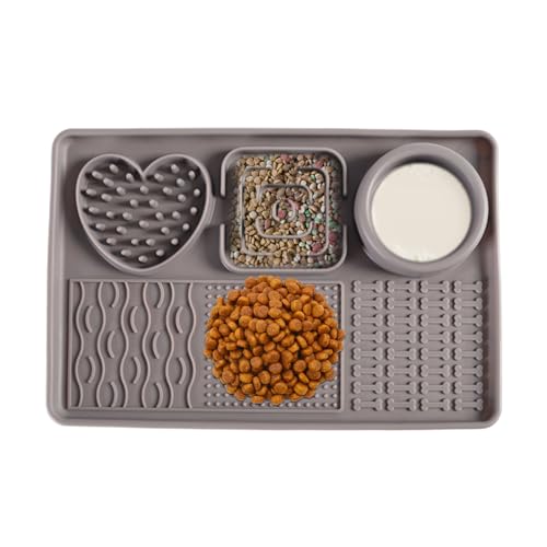 Lick Teppiche für Katzen - 30x20 cm langsamer Feeder mit Nicht -Slip -Basis | Sensorisches Hund Sensorisches Silikon | Anreicherungsspielzeug | Innenkäfig -Touring -Top Lick Teppiche für Katzen - 30x20 cm langsamer Feeder mit Nicht -Slip -Basis | Sensorisches Hund Sensorisches Silikon | Anreicherungsspielzeug | Innenkäfig -Touring -Top von Wisylizv