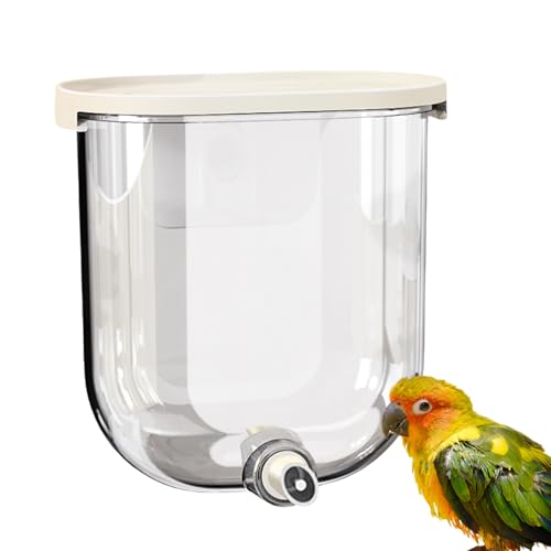 Vogeltränke, Tränke für Vögel, Wasserspender mit Befestigung, 330 ml, Pin-Touch-Design, für Kanarienvögel, , Wellensittiche, Kolibris Vogeltränke, Tränke für Vögel, Wasserspender mit Befestigung, 330 ml, Pin-Touch-Design, für Kanarienvögel, , Wellensittiche, Kolibris von Wisylizv