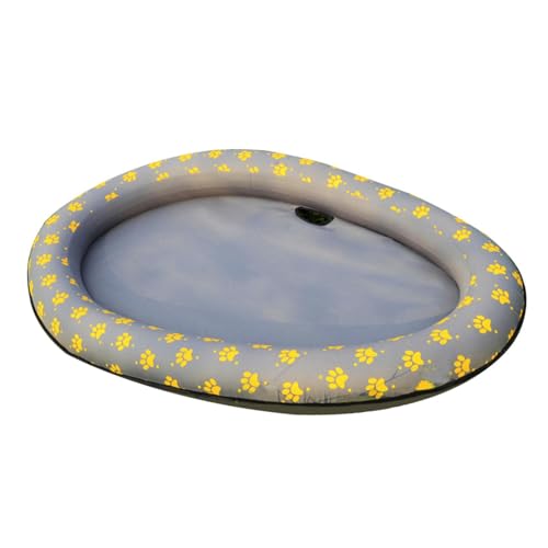 Wisylizv Pet Float Float Raft - Hund Schwimmende Reihenbett Schwimmen | Aufblasbarer Hund Pool Float | Pet Float Float Floß Aufblasbarer Hund Pool Float | Strandspielzeug für Erwachsene Hunde, Welpen von Wisylizv