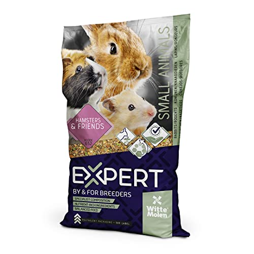 Witte Molen, Expert Hamsters & Friends 5 kg Leckerer Gemüsebehälter ohne gepresstes Granulat ideal für Verschiedene Tierarten Nagerfutter von Witte Molen