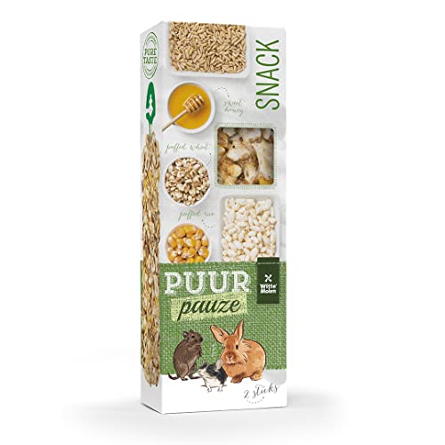 Witte Molen, Puur Pauze Sticks Müsli Soufflé & Honig 110 g – Tray, 3 x im Ofen gebacken (2 Stück), köstliche und gesunde Aktivität, ohne Konservierungsstoffe, Farbstoffe oder künstliche Aromen von Witte Molen