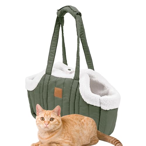 Leichte Haustier-Reisetasche, modische Reise-Hundetasche, tragbare Haustier-Transporttasche, bequeme Reise-Hundetragetasche, 14,96 x 5,51 x 19,88 cm, zum Ausgehen, Spazierengehen, Reisen von Wiuejg