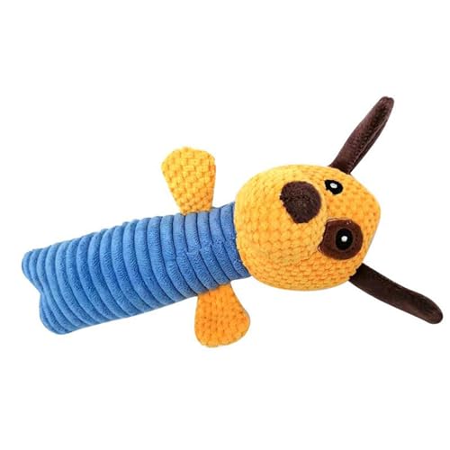 Wizoowip Yorkie Hundespielzeug, Hundespielzeug für alle Größen, interaktives Hundeplüschspielzeug mit Seilknoten, Zahnreinigungshund, Libellen-Design, Stressabbau, bissfest Hund von Wizoowip