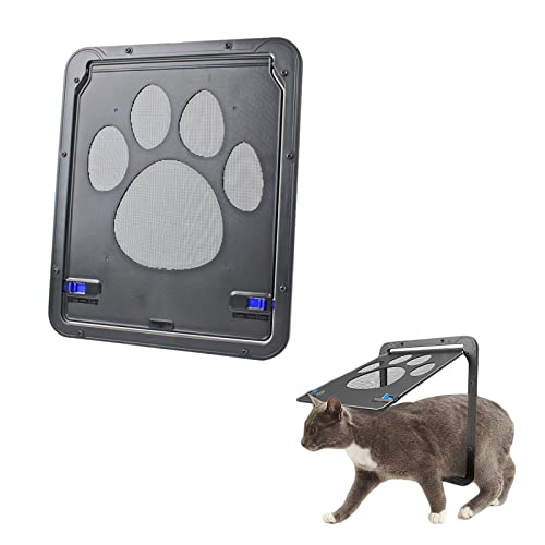 Wjsdsg Hundegittertür Innentürklappe 20 3 X 26 7 3 cm Abschließbare Haustiergittertüren Magnetisch Selbstschließend Für Kleine Hunde Und Katzen von Wjsdsg