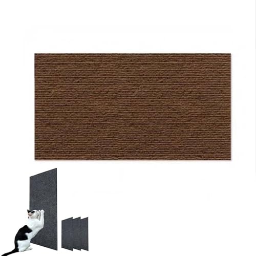 DIY Kletterkatzenkratzer Kletterkatzenkratzer Zuschneidbarer Selbstklebender Teppich Katzenmattenunterlage Teppich Katzenkratzer Möbelschutz Katzenwand Klettern Klebetuch (Color : Brown, Size : 40x1 von WlP