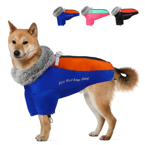 Hundejacke (Blau, Größe L (Brustumfang: 61 cm) von Wn's Day