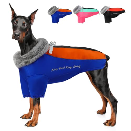 Hundejacke (Blau, Größe XXXL (Brustumfang: 101,6 cm) von Wn's Day