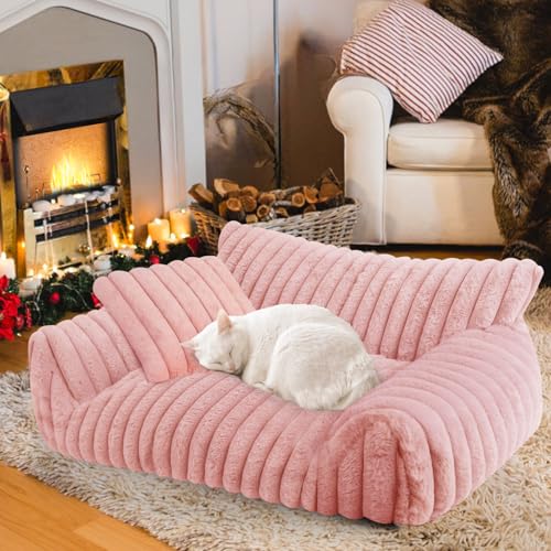 Katzen-Hundebett (Rosa, klein) von Wn's Day