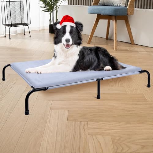 Wn's Day Erhöhtes Hundebett mit Matte, Hundehochbett L von Wn's Day