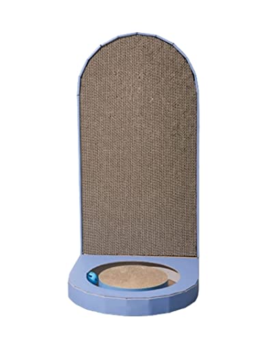 Kratzbrett Für Katzen Cat Scratcher Pad Recycling Wellpappe Lounge Bed Kratzunterlage Für Möbelschutz Kratzmatten (Color : Blu) von Wnota